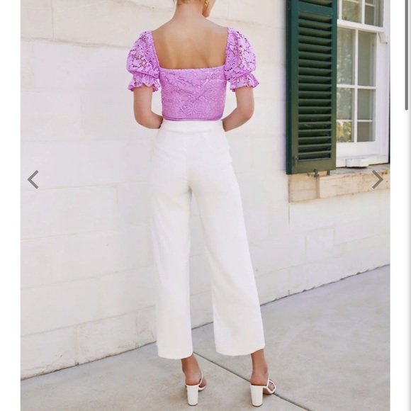 Two Sisters Ellington lilac lace bodysuit - Picture 7 of 7